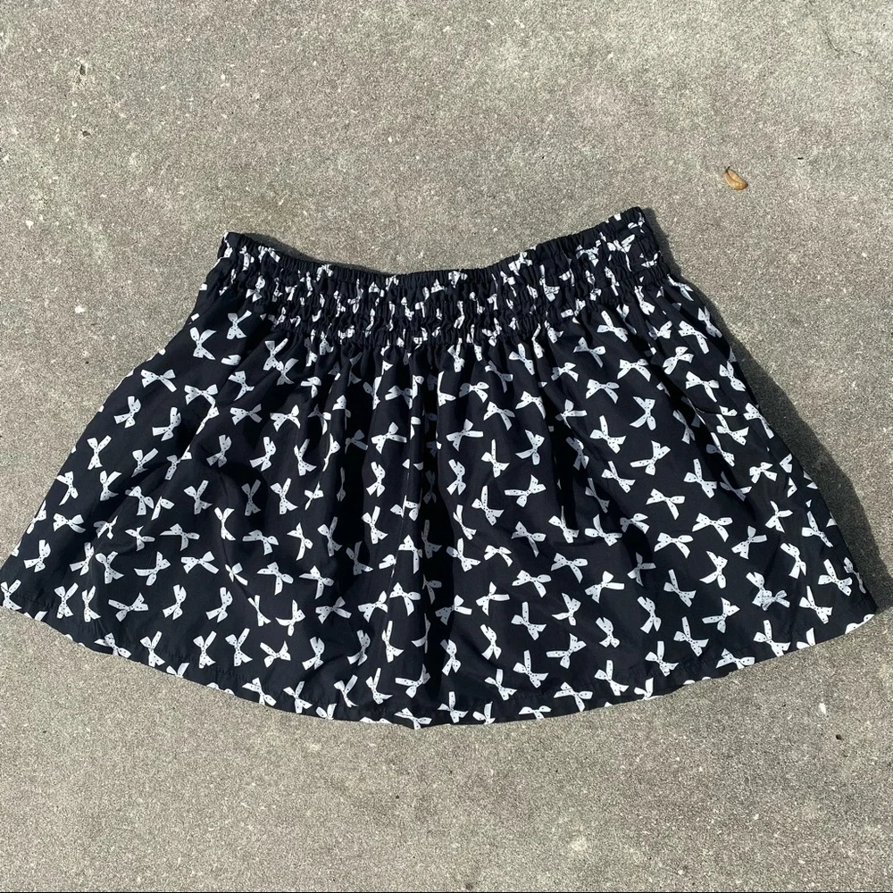 Tommy Hilfiger Tommy Girl Bow Print Mini Skirt - Picture 1 of 4